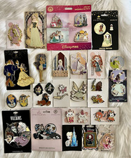 ATTN RESELLERS: Collection of 33 Auth Disney / Fantasy Pins -Tons of Princesses picture
