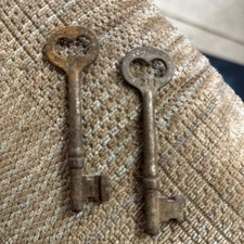 VTG Antique Corbin Mortise Door Lock Key Skeleton P4 & P11 lot picture