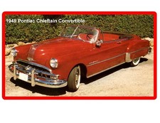 1949 Pontiac Pontiac Chieftain Convertibe Auto Refrigerator / Tool Box Magnet picture