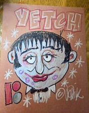 NEW Yetch art By Rick From R/B Mad Monster Party? picture