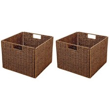Trademark Innovations Wicker Storage Basket,