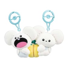 Pokemon Center Mogumogu Tandemaus Munchies Watch Plush Key Chain Pair (Set of 2) picture
