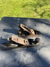 Lot of 2 Antique Stanley Planes No.5 & Bailey No. 4 Woodworking Tools - As Is picture