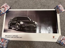 2008 Porsche 911 Cayman Boxster Cayenne Coupe Showroom Advertising Poster 37x22 picture
