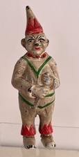 Antique Cast Iron Still Bank Circus Clown Vintage Penny Bank 1908 Williams Co picture