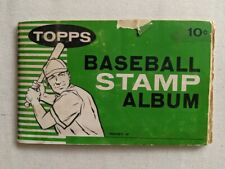 1961 Topps Stamp Album - 143 Stamps  21 HOFers (Mantle, Aaron, Mays, Musial ++) picture