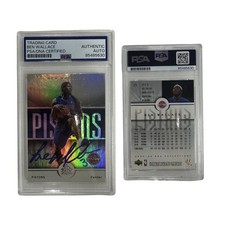 2005-06 Ben Wallace Autographed Upper Deck Reflections #29 PSA Auto Authentic picture