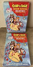 Vintage 1990 Lot Of 2 Chip ‘n Dale Rescue Rangers Valentines Day Cards NOS picture