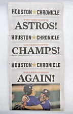 All Three 2022 World Series Houston Astros Houston Chronicle Newspaper's picture