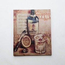 The Glenlivet 12 Scotch Whisky Painted Canvas Print Wall Art Bar Pub Advertising picture