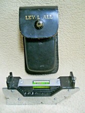 Vintage Lev L All Magnetic Base Level / Model 220 with Case / USA picture