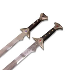 Drizzt Do'Urden Scimitar Sword Set Twinkle & Icingdeath Steel Forgotten Realms picture