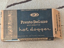 Presto Hot Dogger Electric Hot Dog Cooker Vintage w/Instruction Paper picture
