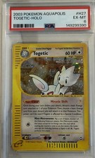 Pokémon Aquapolis 2003 Togetic Holo H27/H32 PSA 6 English Card picture