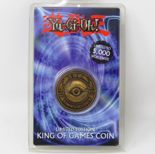 Yu-Gi-Oh Millennium Eye King Of Games Flip Coin Official Konami Collectible picture