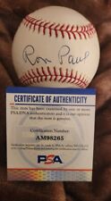 RON PAUL SIGNED OFFICIAL MLB BASEBALL US REP TEXAS PSA/DNA AUTHENTIC #AM98265 picture