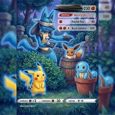 Voltwhisk Jungle Meeting Holographic Art Card – Original Artwork picture