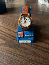 VINTAGE LORUS DISNEY MICKEY MOUSE “HAPPY BIRTHDAY TO YOU” NEW WITH TAGS picture