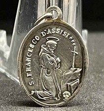 Italy Valperga 1890´ old St Francis of Assisi Sacro Monte di Belmonte  - silver picture