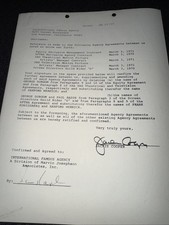 Jackie Cooper Autographed Signed Contract PSA/DNA Authenticated picture