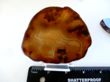 OLD BRAZILIAN AGATE SLAB POLISHED 3.1 Ounces 3.5