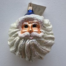 Rare Radko Christmas Ornament. Winter Winds “Blue Cap” Santa W/ Tag picture