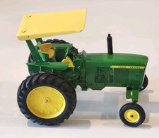 Vintage 1960's Ertl John Deere 1/16 3020 Or 4020 Wide Front W/Canopy Tractor picture