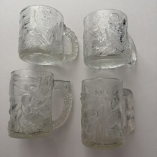 Vintage 1995 Batman Forever McDonalds Glasses Mug Set of 4 France picture