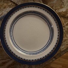 Booths Dessert Plate 9” Rare Silicon China LOWESTOFT BORDER Engl Tiffany & Co. picture