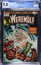 🩸 Werewolf By Night #22 CGC 9.8 OWW Marvel 1974 Face of the Fiend Classic Cover picture