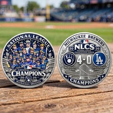 Milwaukee Brewers 2026 National League Champions Challenge Coin - COIN001 picture