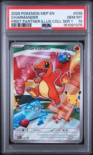 2026 Pokemon Charmander First Partner Collection Promo #038 PSA 10 picture