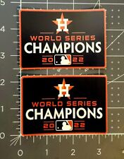 ** 2 - PACK ** Houston Astros World Series Champions 2022 Vinyl Sticker Square picture