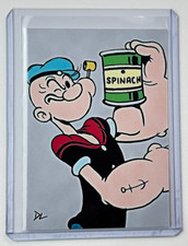 Popeye Limited Edition Artist Signed “Cartoon Classic” Trading Card 6/10 picture