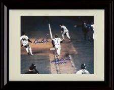 Unframed Mookie Wilson and Bill Buckner - The Curse - Boston Red Sox Autograph picture