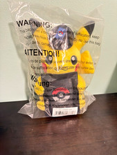 Pokémon Center Pikachu Plush Stuffed Animal Yellow/Black 72-10429-101 picture