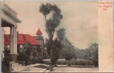 1900s LOS ANGELES California Hand-Colored Postcard CHESTER PLACE Mansion Houses picture