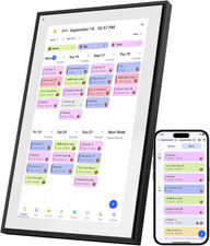 21.5 Inch Digital Calendar Wall Touchscreen, Smart Chore Chart+Monthly and Weekl picture
