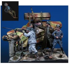 Unpainted 1:35 resin model  5pcs in battle, with scene 5359GG picture