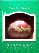 TIME FOR FRIENDS CHRISTMAS ORNAMENT HALLMARK 1987 picture