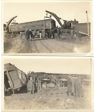 Old Photographs of Train Derail Circa 1930 picture