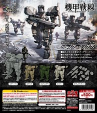HMA Armored Front 1/100 Scale Plastic Model Kit Paraclax Set of 5 Gacha 1 100 picture