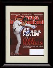 Gallery Framed Cole Hamels - Sports Illustrated Signed - Philadelphia Phillies picture