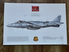2008 VMFA-232 Signed Print - Afghanistan Combat Roster - USS Nimitz Don Landis picture