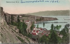Summerland BC British Columbia c1909 Summerland Drug Co Postcard H61 picture