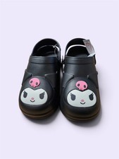 Sanrio Kuromi My Melody thick Clog Sandals M Size Japan Cute Pink Black crocs picture