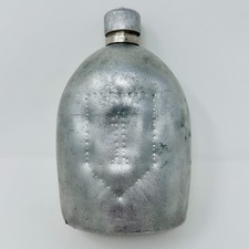 WWI US Army First Division Big Red 1 M1910 Spun Aluminum Canteen & LF&C 1918 Cup picture