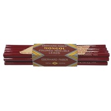 Vintage Eberhard Faber Mongol 966 Pencils Red WWII Era 12 Pack picture