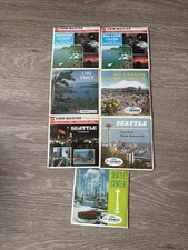 Vintage View-Master Lot 7 Reels 60s Seattle,Oregon, Puget Sound Gaf And Sawyer picture