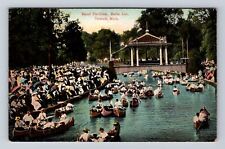 Detroit MI-Michigan, Band Pavilion, Belle Isle, Antique, Vintage Postcard picture